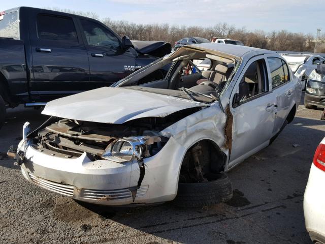 1G1AK55F167707321 - 2006 CHEVROLET COBALT LS SILVER photo 2