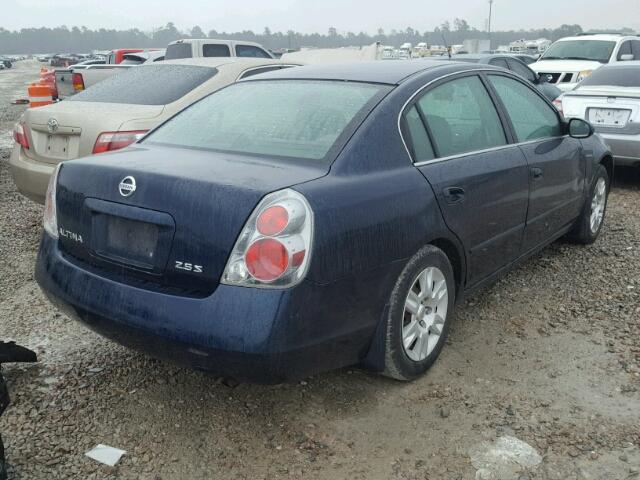 1N4AL11D35N461843 - 2005 NISSAN ALTIMA S BLUE photo 4