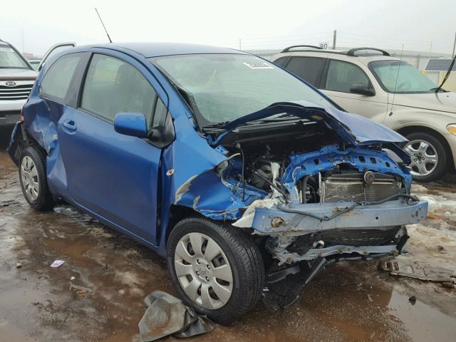 JTDJT923885184450 - 2008 TOYOTA YARIS BLUE photo 1