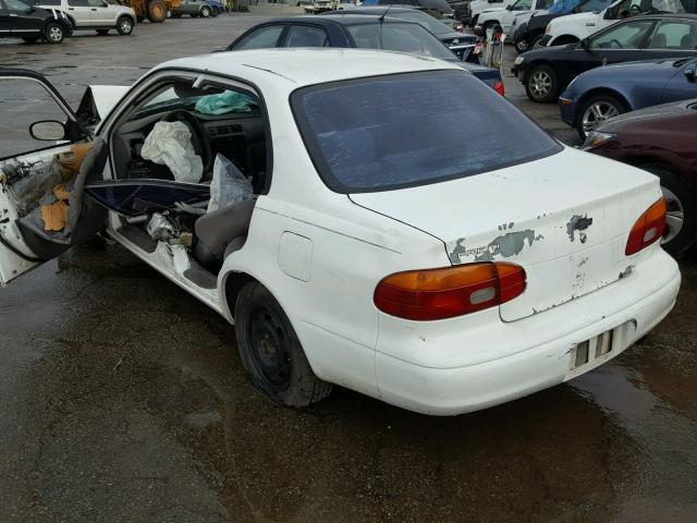 1Y1SK5283XZ428827 - 1999 CHEVROLET GEO PRIZM WHITE photo 3