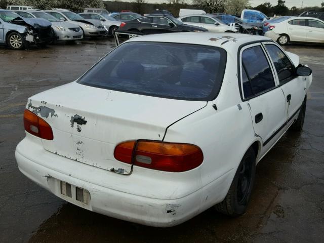 1Y1SK5283XZ428827 - 1999 CHEVROLET GEO PRIZM WHITE photo 4