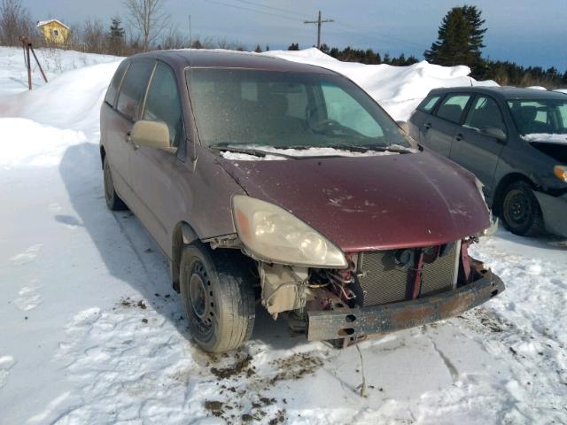 5TDZA29CX4S037802 - 2004 TOYOTA SIENNA CE RED photo 1