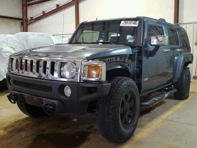 5GTDN136168144698 - 2006 HUMMER H3 BLUE photo 2