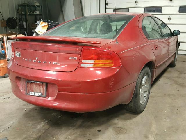 2B3HD56MX2H117566 - 2002 DODGE INTREPID E RED photo 4