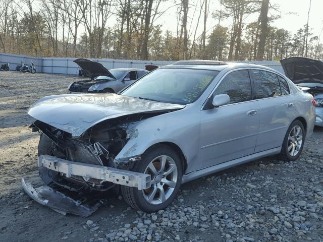 JNKCV51F96M602376 - 2006 INFINITI G35 SILVER photo 2