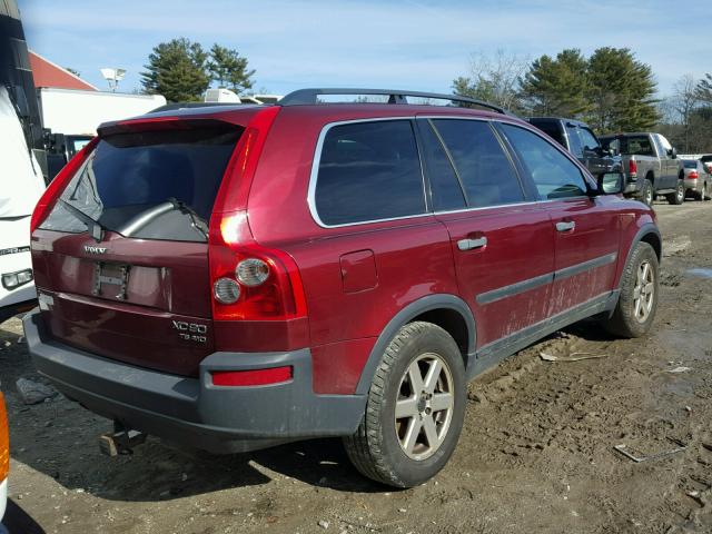 YV1CZ91H031007423 - 2003 VOLVO XC90 T6 RED photo 4