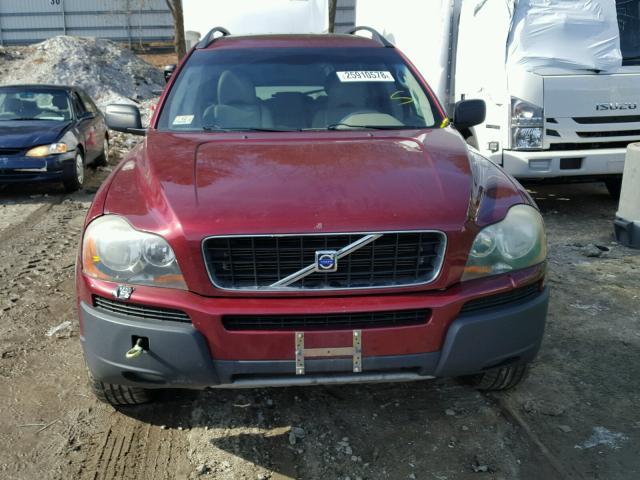 YV1CZ91H031007423 - 2003 VOLVO XC90 T6 RED photo 9