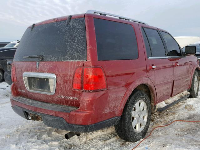 5LMFU28595LJ02339 - 2005 LINCOLN NAVIGATOR BURGUNDY photo 4