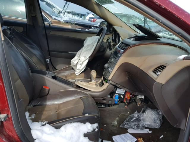 1G1ZK57B19F134623 - 2009 CHEVROLET MALIBU LTZ 栗色 照片 5
