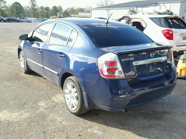 3N1AB6AP5CL687631 - 2012 NISSAN SENTRA 2.0 BLUE photo 3