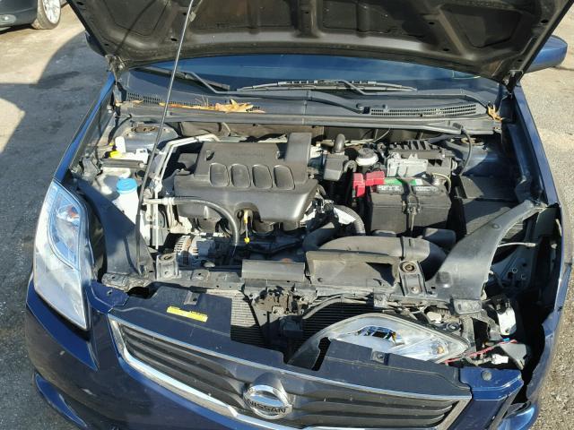 3N1AB6AP5CL687631 - 2012 NISSAN SENTRA 2.0 BLUE photo 7