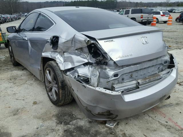 1HGCS2B84BA004329 - 2011 HONDA ACCORD EXL SILVER photo 3