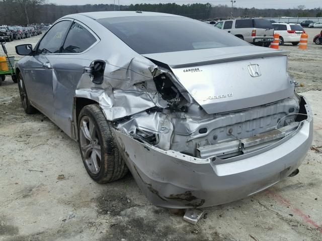 1HGCS2B84BA004329 - 2011 HONDA ACCORD EXL SILVER photo 9