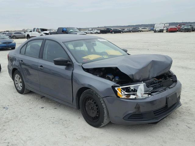 3VW2K7AJ7CM308641 - 2012 VOLKSWAGEN JETTA BASE ნაცრისფერი ფოტო 1