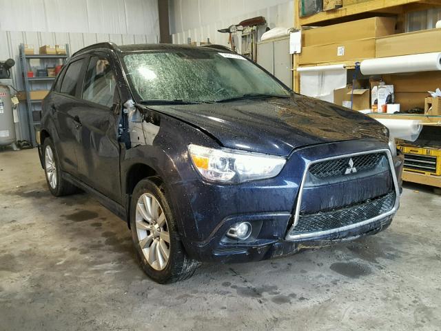 JA4AR4AU6BZ019437 - 2011 MITSUBISHI OUTLANDER BLUE photo 1