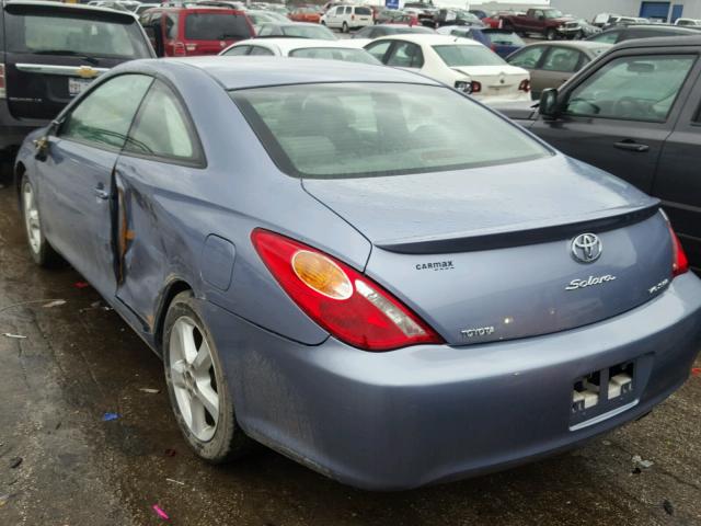 4T1CA30P16U092290 - 2006 TOYOTA CAMRY SOLA BLUE photo 3