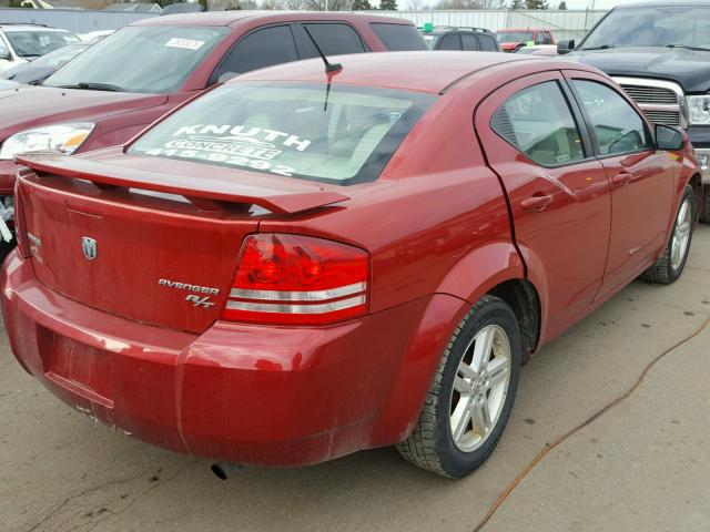 1B3CC5FB8AN227355 - 2010 DODGE AVENGER R/ RED photo 4