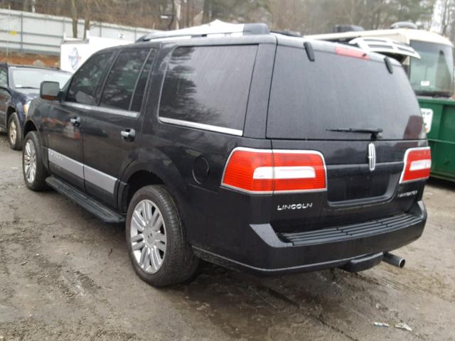 5LMFU27548LJ17370 - 2008 LINCOLN NAVIGATOR BLACK photo 3