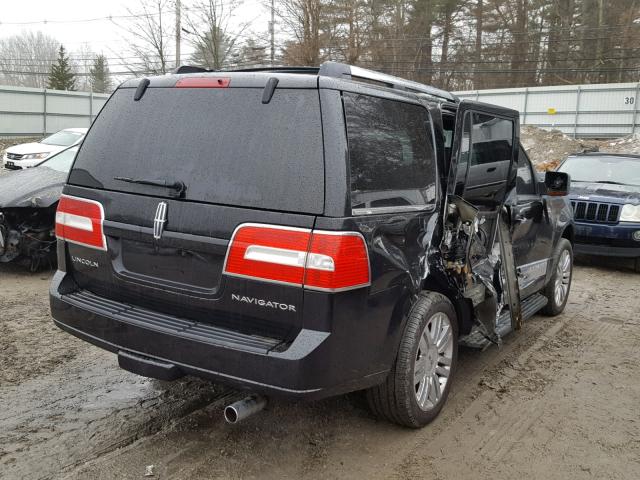 5LMFU27548LJ17370 - 2008 LINCOLN NAVIGATOR BLACK photo 4