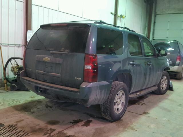 1GNFK23039R154746 - 2009 CHEVROLET TAHOE K150 BLUE photo 4