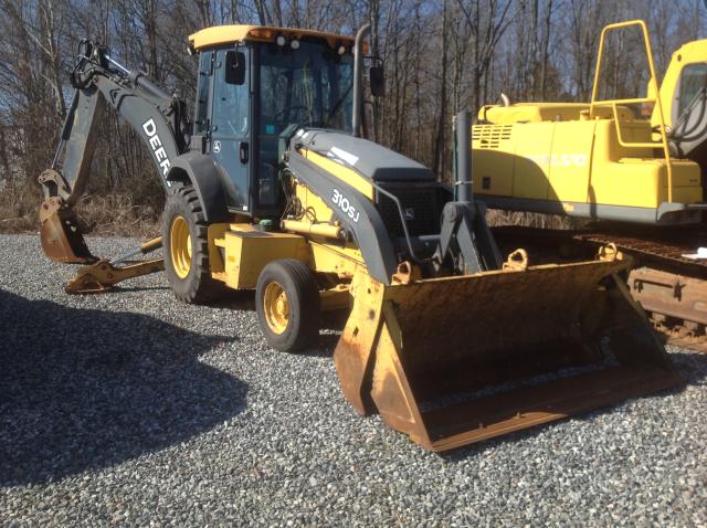 1T0310SJCA0181006 - 2010 JOHN DEERE 310SJ YELLOW photo 1