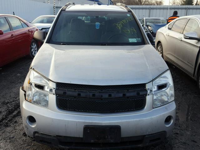 2CNDL23F086032482 - 2008 CHEVROLET EQUINOX LS SILVER photo 9