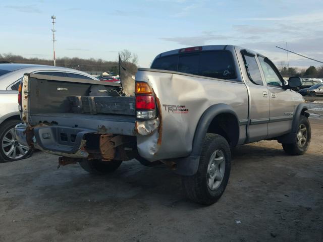 5TBBT44102S299251 - 2002 TOYOTA TUNDRA ACC SILVER photo 4