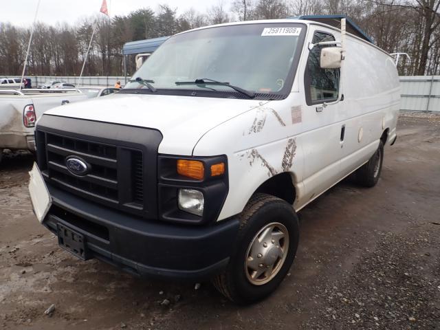 1FDSS3ELXBDA76176 - 2011 FORD ECONOLINE WHITE photo 2