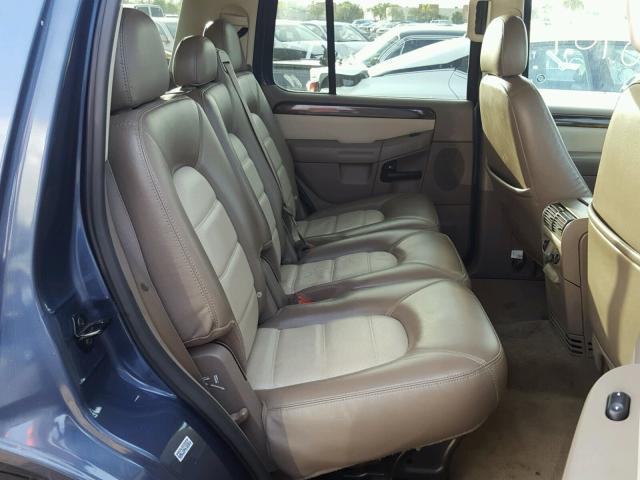 1FMZU64WX4UB36045 - 2004 FORD EXPLORER E BLUE photo 6