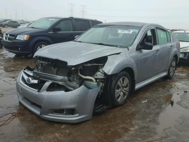 4S3BMCA63B3244776 - 2011 SUBARU LEGACY 2.5 GRAY photo 2