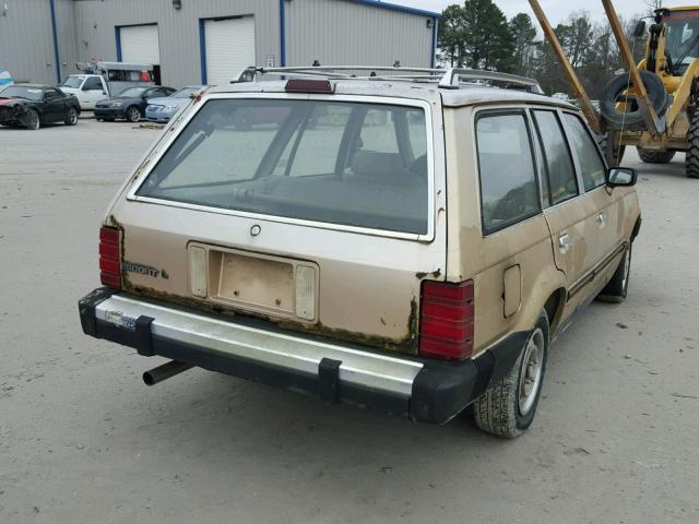 1FABP349XGW284717 - 1986 FORD ESCORT L GRAY photo 4