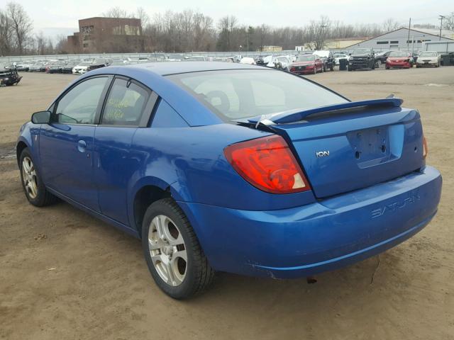 1G8AM12F74Z172828 - 2004 SATURN ION LEVEL BLUE photo 3