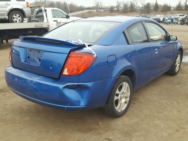 1G8AM12F74Z172828 - 2004 SATURN ION LEVEL BLUE photo 4