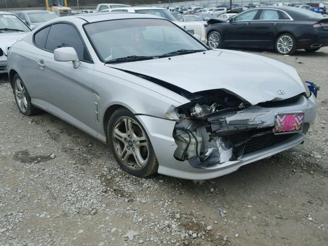 KMHHM65D36U228089 - 2006 HYUNDAI TIBURON GS SILVER photo 1