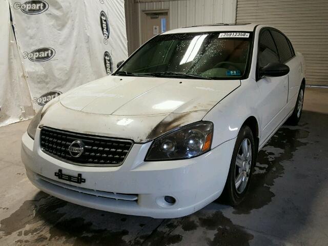 1N4AL11D55C160874 - 2005 NISSAN ALTIMA S WHITE photo 2