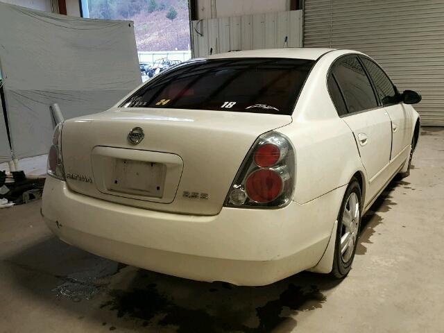 1N4AL11D55C160874 - 2005 NISSAN ALTIMA S WHITE photo 4