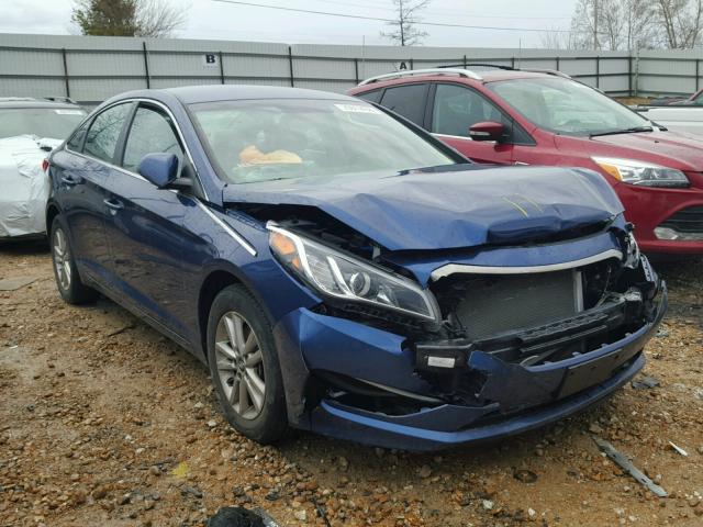 5NPE24AFXGH335631 - 2016 HYUNDAI SONATA SE BLUE photo 1