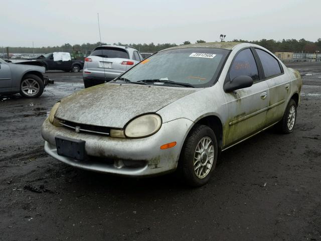 1B3ES46C6YD850004 - 2000 DODGE NEON BASE GRAY photo 2