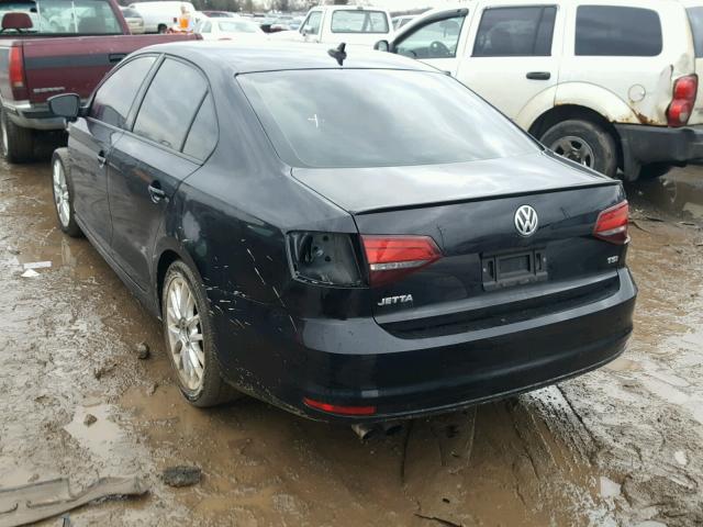 3VWD17AJ4GM375828 - 2016 VOLKSWAGEN JETTA SPOR BLACK photo 3