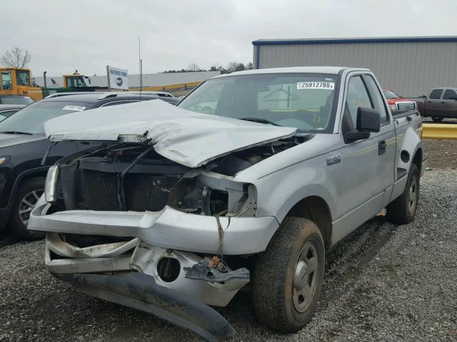 1FTRF022X6KB82436 - 2006 FORD F150 SILVER photo 2