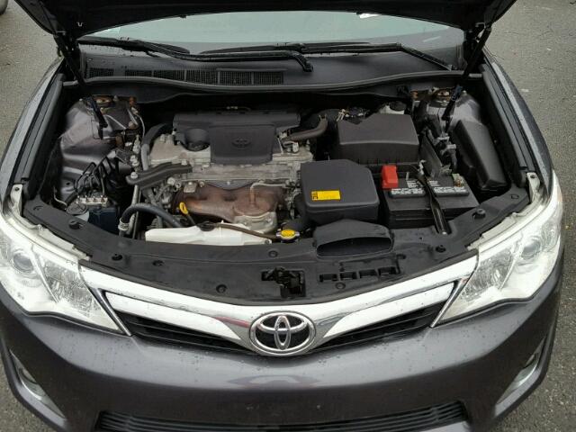 4T4BF1FK5DR336412 - 2013 TOYOTA CAMRY L GRAY photo 7