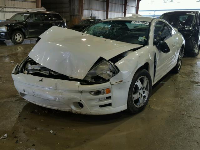 4A3AC44G35E004433 - 2005 MITSUBISHI ECLIPSE GS WHITE photo 2