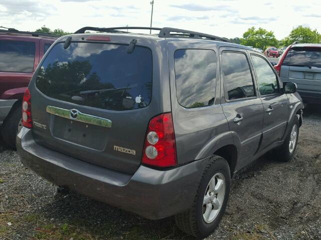 4F2CZ94105KM62581 - 2005 MAZDA TRIBUTE S BLUE photo 4