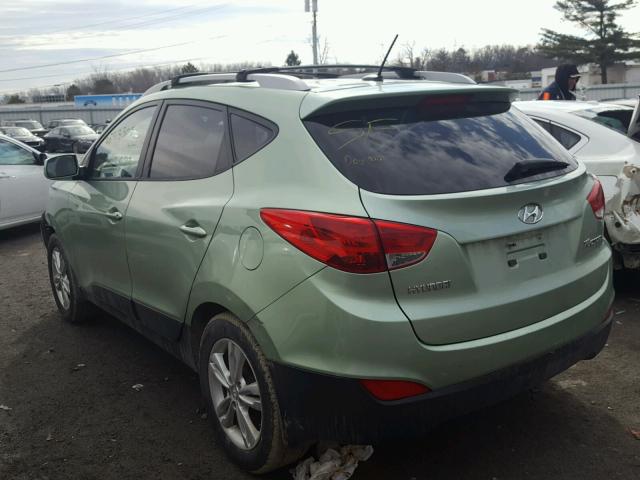 KM8JU3AC7BU243234 - 2011 HYUNDAI TUCSON GLS GREEN photo 3