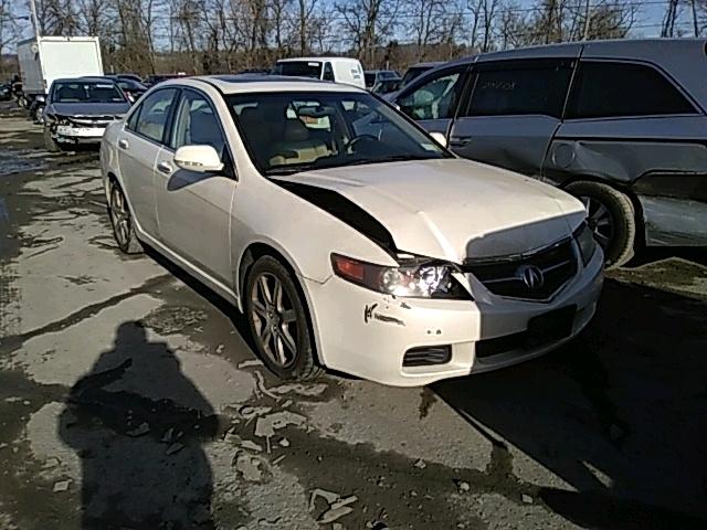 JH4CL96814C017091 - 2004 ACURA TSX WHITE photo 1