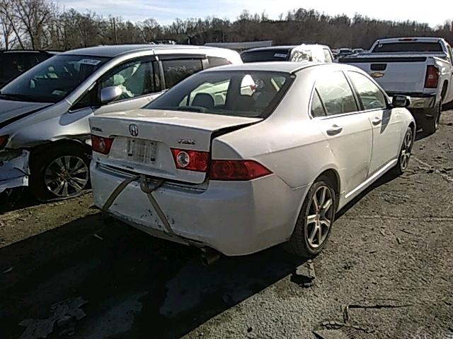 JH4CL96814C017091 - 2004 ACURA TSX WHITE photo 4