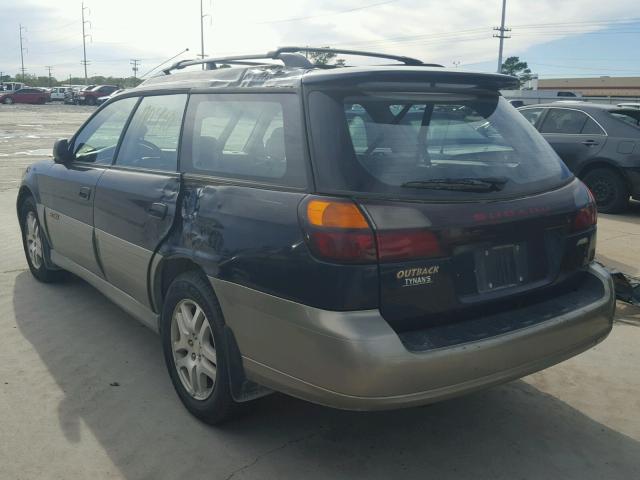 4S3BH675216648895 - 2001 SUBARU LEGACY OUT BLUE photo 3