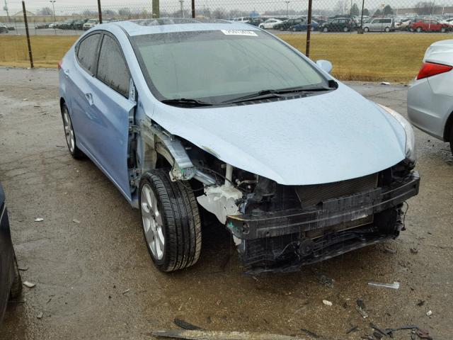 KMHDH4AE2BU152705 - 2011 HYUNDAI ELANTRA GL BLUE photo 1