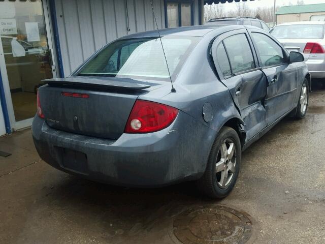 1G1AL55F767697603 - 2006 CHEVROLET COBALT LT BLUE photo 4