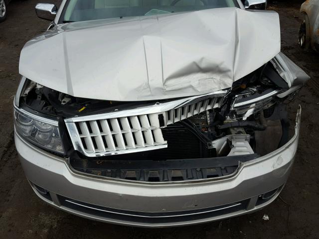 3LNHM26T37R655778 - 2007 LINCOLN MKZ SILVER photo 7